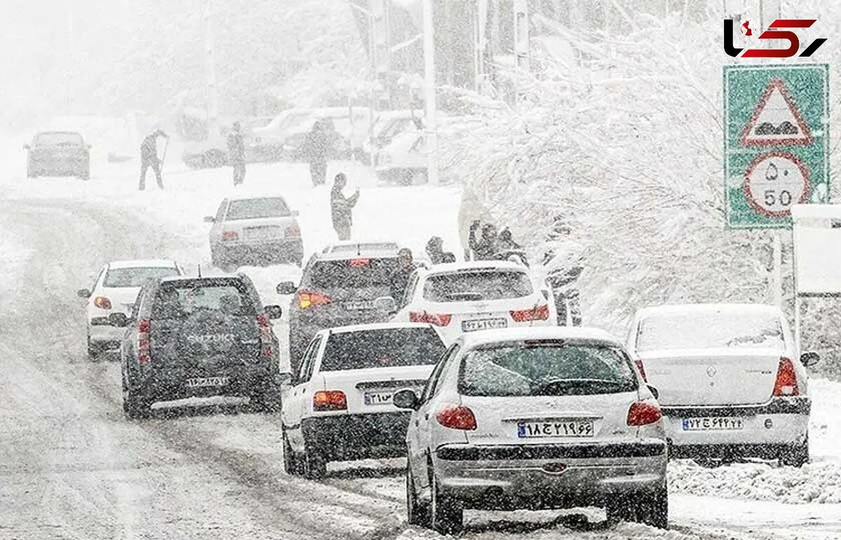 رانندگان بدون زنجیر چرخ در شرایط برفی ممنوع + فیلم
