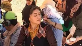 عکس قدیمی نیکی کریمی و هدیه تهرانی در یک مراسم 25 سال پیش