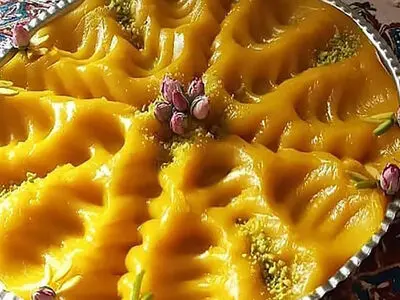 حلوای کاسه شیرازی چگونه درست کنیم؟ + فیلم
