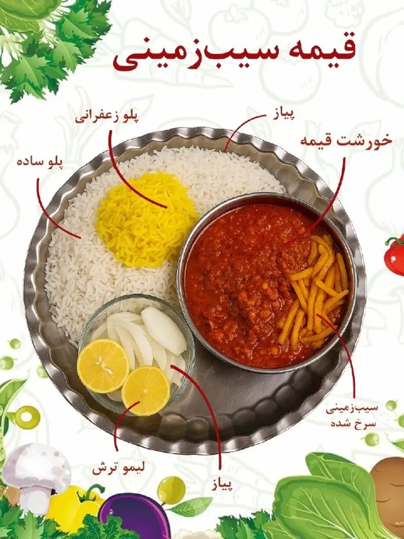 قیمه سیب زمینی