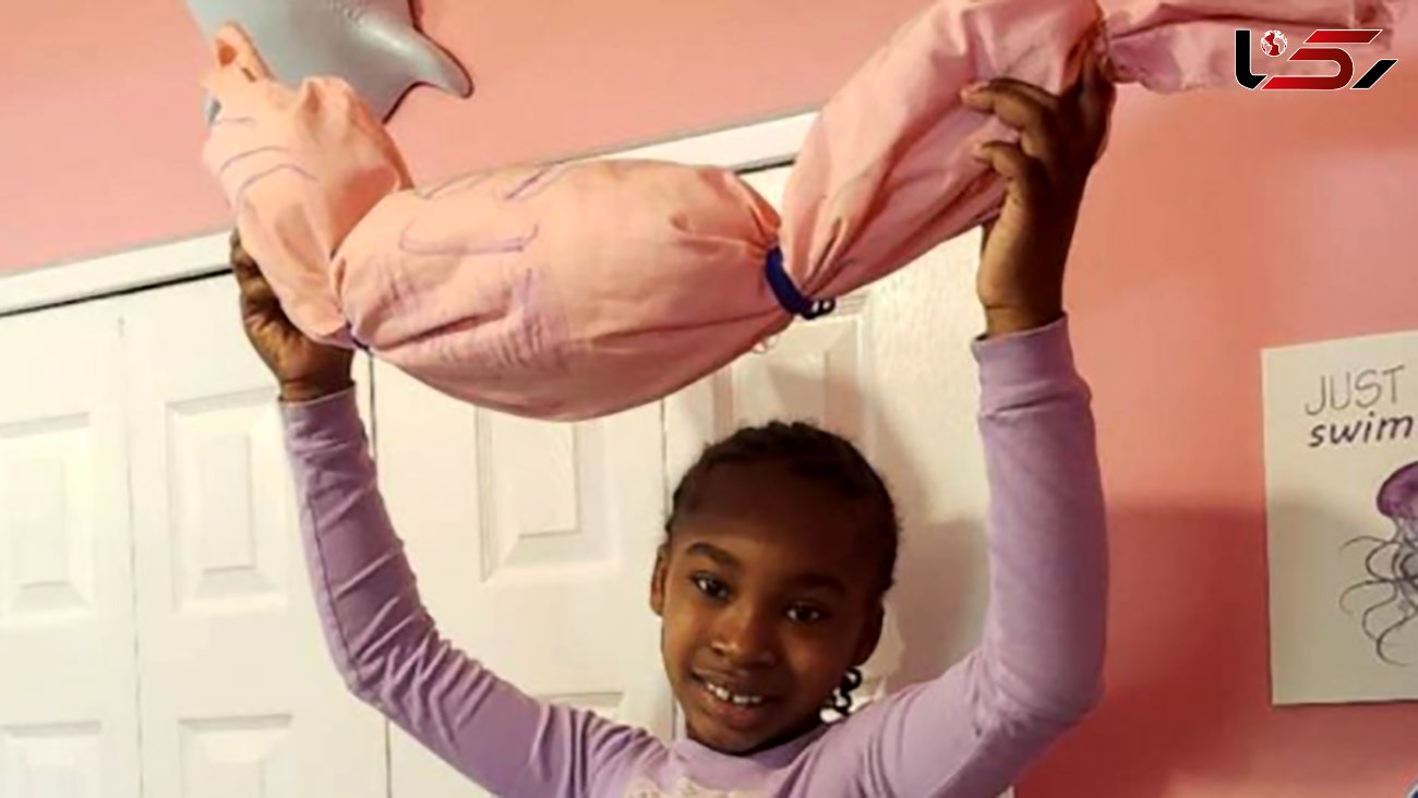 دختر ۷ ساله ۸۰۰ ماسک برای بی خانمان ها دوخت