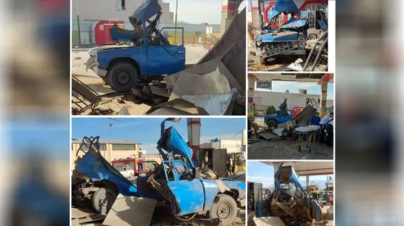 انفجار هولناک نیسان هنگام سوخت گیری + عکس و جزئیات