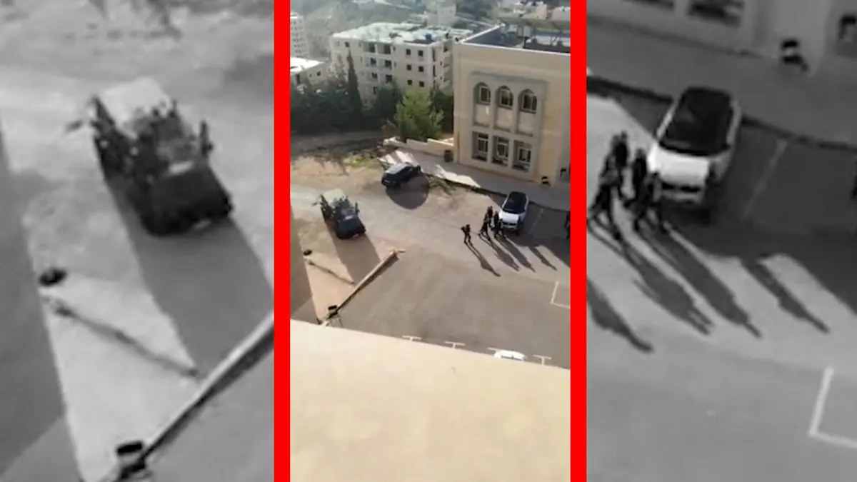 فیلم حمله نیروهای اسرائیلی به دانشگاه قدس