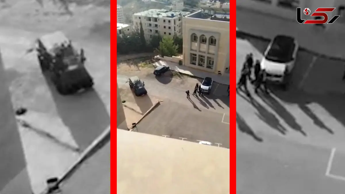 فیلم حمله نیروهای اسرائیلی به دانشگاه قدس
