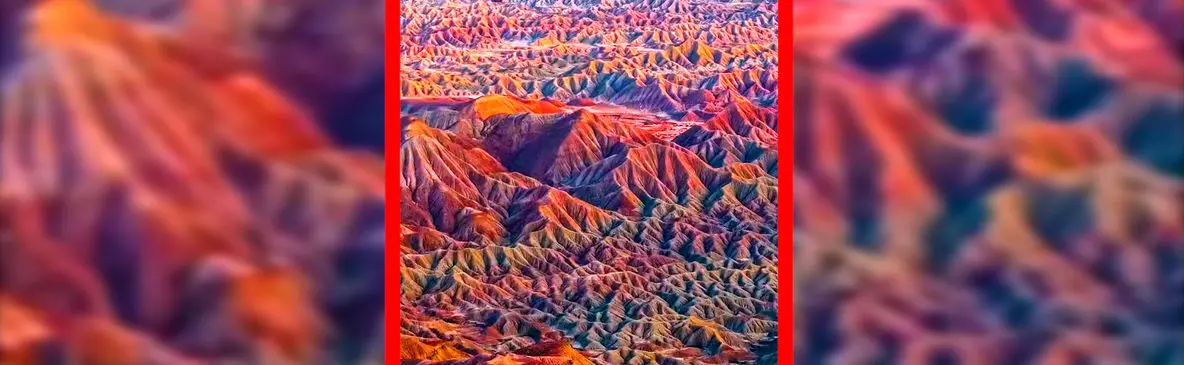 فیلم طبیعت شگفت انگیز هرمزگان و تپه های رنگی