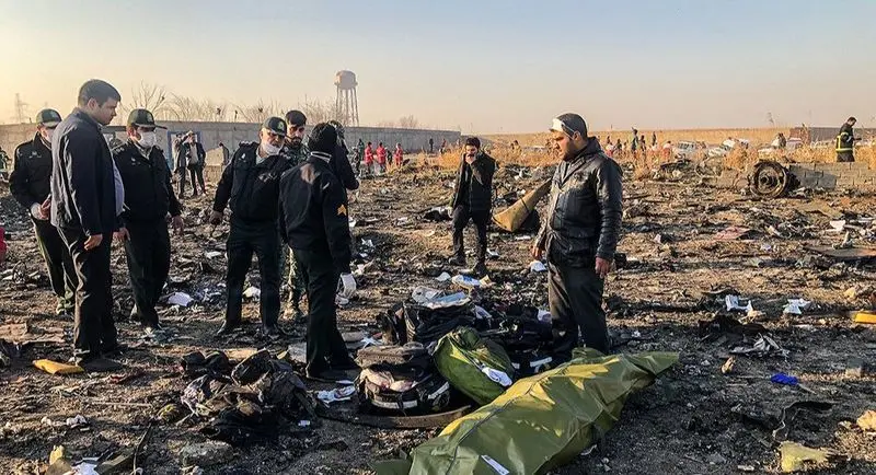 تصاویر : سقوط هواپیمای اوکراینی