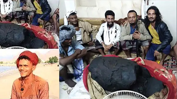 گنج 1.5 میلیون دلاری در استفراغ نهنگ! + عکس