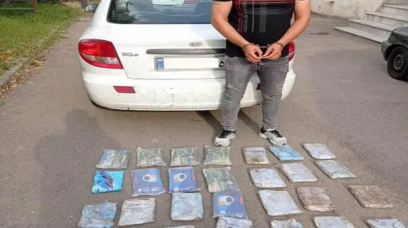بازداشت سلطان حشیش در لاهیجان + عکس