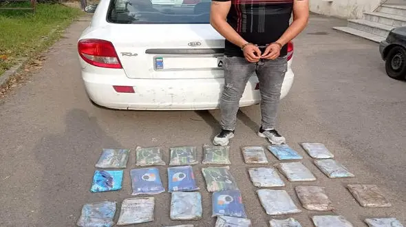 بازداشت سلطان حشیش در لاهیجان + عکس