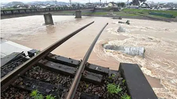 آخرین وضعیت سیل ژاپن / 24 کشته و ناپدید
