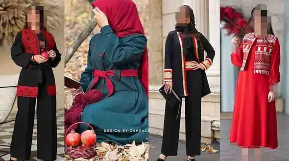 انواع مدل مانتوی یلدایی + عکس های رنگارنگ 