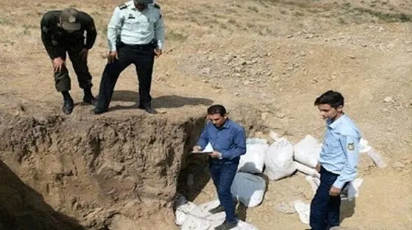 دستگیری 5 حفار غیرمجاز میراث فرهنگی در کلاردشت