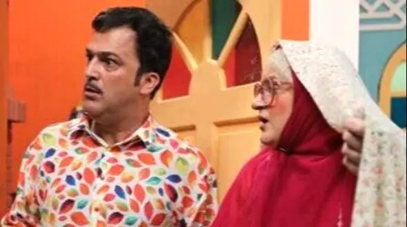 (ویدئو) حامد آهنگی از قیافه کج و کوله نعیمه نظام دوست از خنده روده بر شد