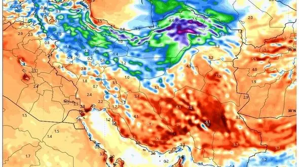 هفته آینده کل ایران خنک می شود بجز نیمه جنوبی کشور