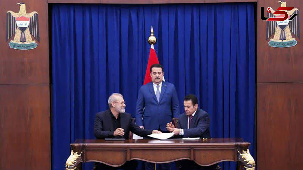 دیدار لاریجانی با رئیس جمهور عراق