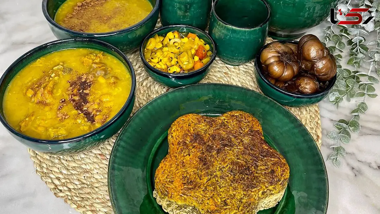 طرز تهیه غذای محلی کاشان به اسم گوشت و لوبیا + فیلم