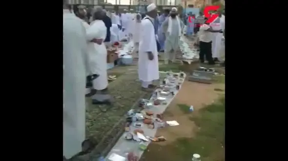 درگیری عجیب سر سفره افطار +فیلم