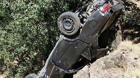  واژگونی خودرو در محور نودشه به مریوان 2 کشته بر جای گذاشت