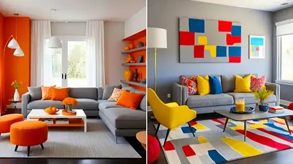 شیک‌ ترین ایده‌ های دکور خونه با مبل طوسی؛ 15 مدل الهام‌ بخش