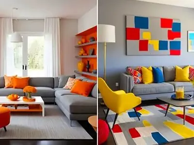 شیک‌ ترین ایده‌ های دکور خونه با مبل طوسی؛ 15 مدل الهام‌ بخش