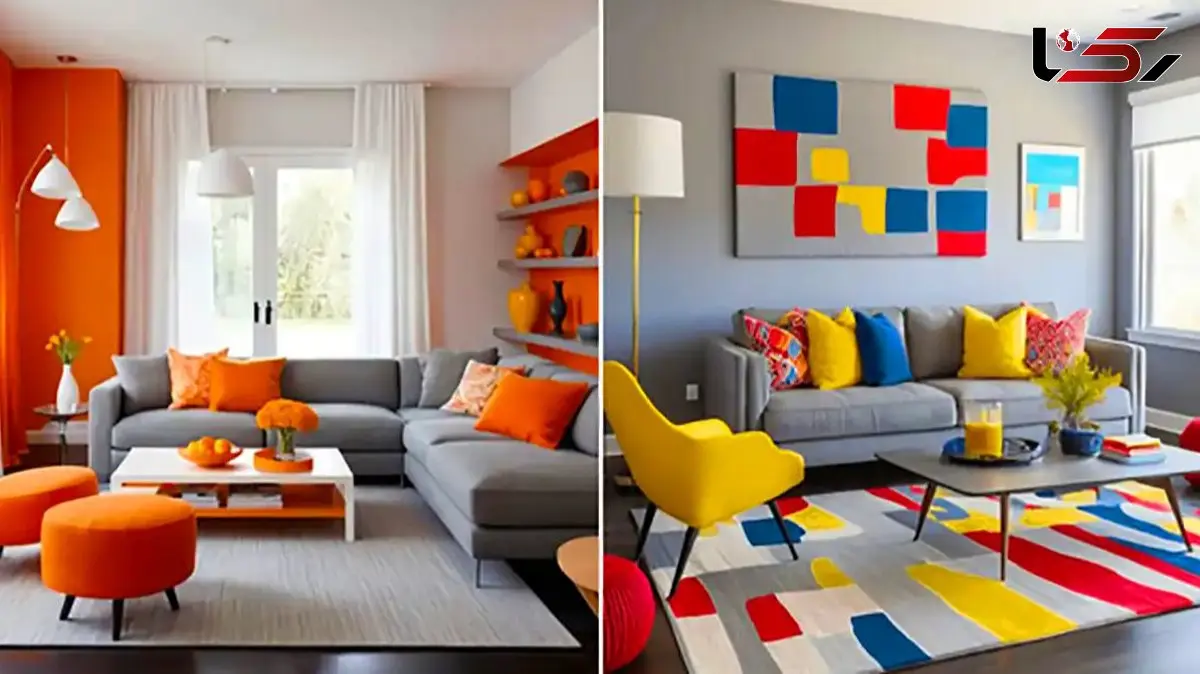 شیک‌ ترین ایده‌ های دکور خونه با مبل طوسی؛ 15 مدل الهام‌ بخش