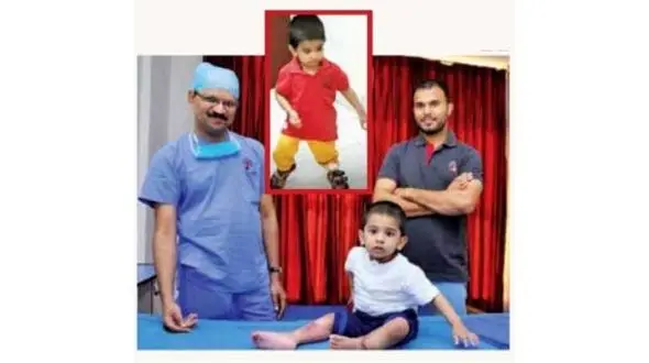 پیوند پاهای قطع شده پسر 2 ساله / او زیر قطار مانده بود + عکس