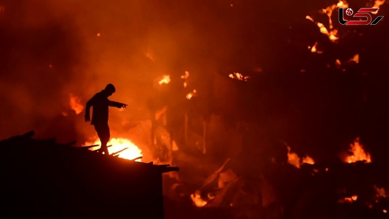 آتش سوزی کارخانه فولاد شمس در میبد / دیگ ذوب سرریز شد