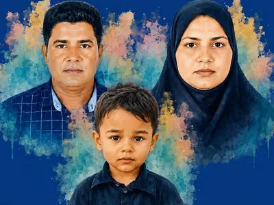 فیلم / دیدار با دو کودک بازمانده از حمله به خانه مسکونی در قشم / پدر و مادر و برادرش آسمانی شدند