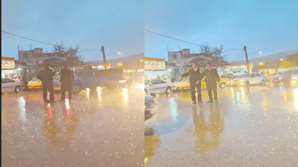 این 2 پلیس ایرانی ها را روسفید کردند ! + عکس را ببینید و افتخار کنید !