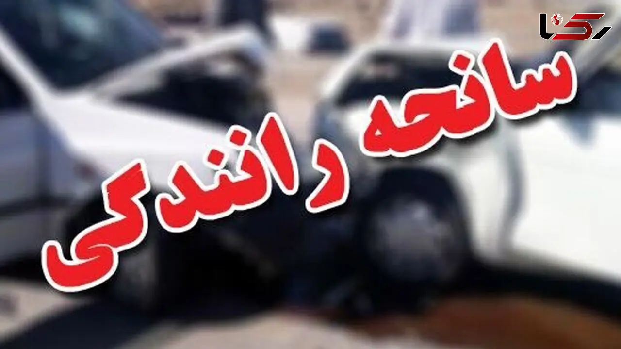 تصادف خونین پراید با تریلی در اتوبان غدیر