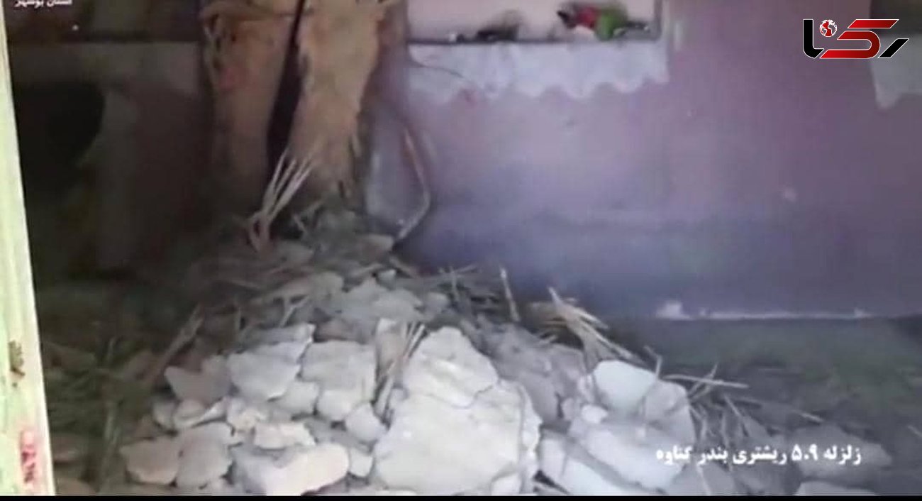 وضع زلزله زدگان بندرگناوه به روایت تصویر + فیلم