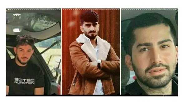 عکس 3 مرد جوان که در ساری کشته شدند