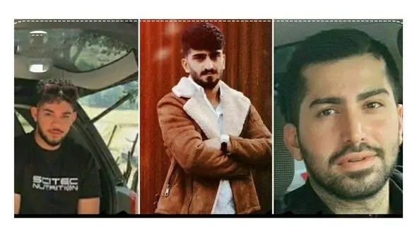 عکس 3 مرد جوان که در ساری کشته شدند