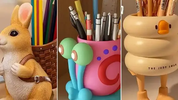 دیزاین میز با جامدادی‌ های فانتزی؛ 15 طرح شیک دخترونه و پسرونه