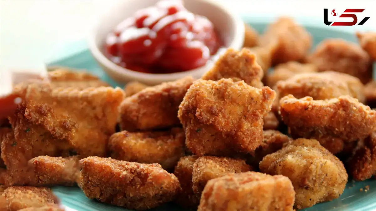 ناگت مرغ مجلسی خونگی + فیلم