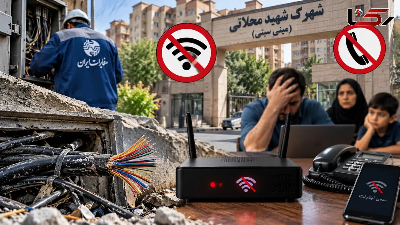 اعتراض ساکنان شهرک شهید محلاتی (مینی‌سیتی) به قطع چندروزه اینترنت و تلفن ثابت 