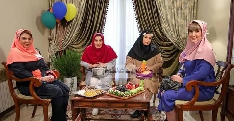 بازیگران در شام ایرانی