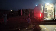 واژگونی خونین اتوبوس مسافربری در جاده همدان / اتوبوس فرمان بریده بود + جزییات