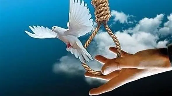 طناب دار مرد قوچانی پاره شد