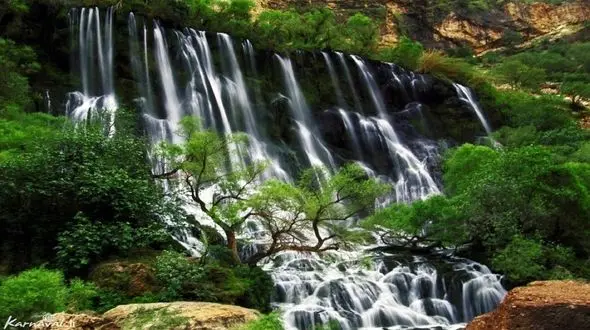 فیلم از زیبایی آبشار شوی؛ بزرگ‌ترین آبشار چشمه ای ایران