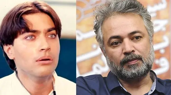 تصویر روز / «پارسا پیروزفر و حسن جوهرچی» در پشت صحنه سریال در پناه تو سال 74 