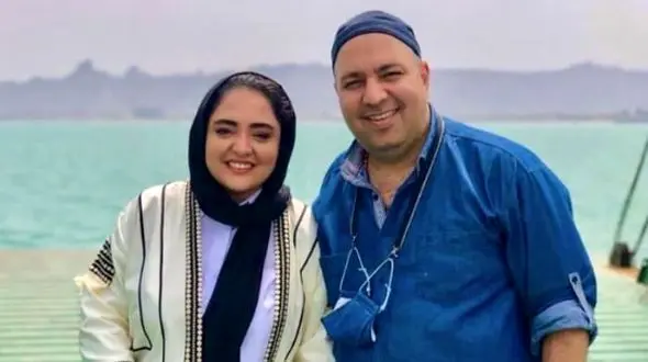 فیلم / نرگس محمدی:  خواستگاری علی اوجی اصلا رسمی نبود  رفتیم مشهد  لاله اسکندری اصرار کرد بریم حرم امام رضا(ع) اونجا غافلگیر شدم !