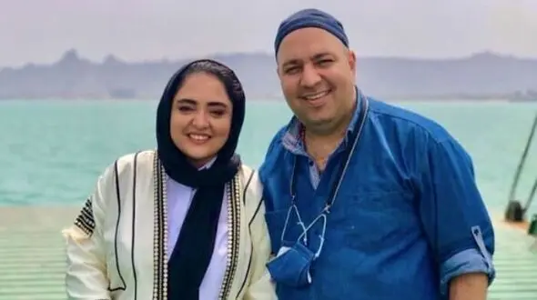 فیلم / نرگس محمدی:  خواستگاری علی اوجی اصلا رسمی نبود  رفتیم مشهد  لاله اسکندری اصرار کرد بریم حرم امام رضا(ع) اونجا غافلگیر شدم !