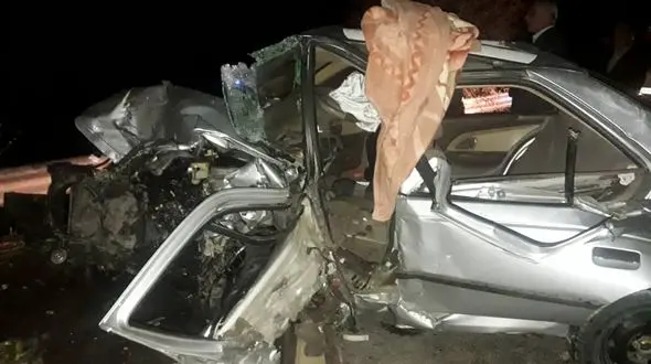 تصادف مرگبار در خاش با 2 کشته