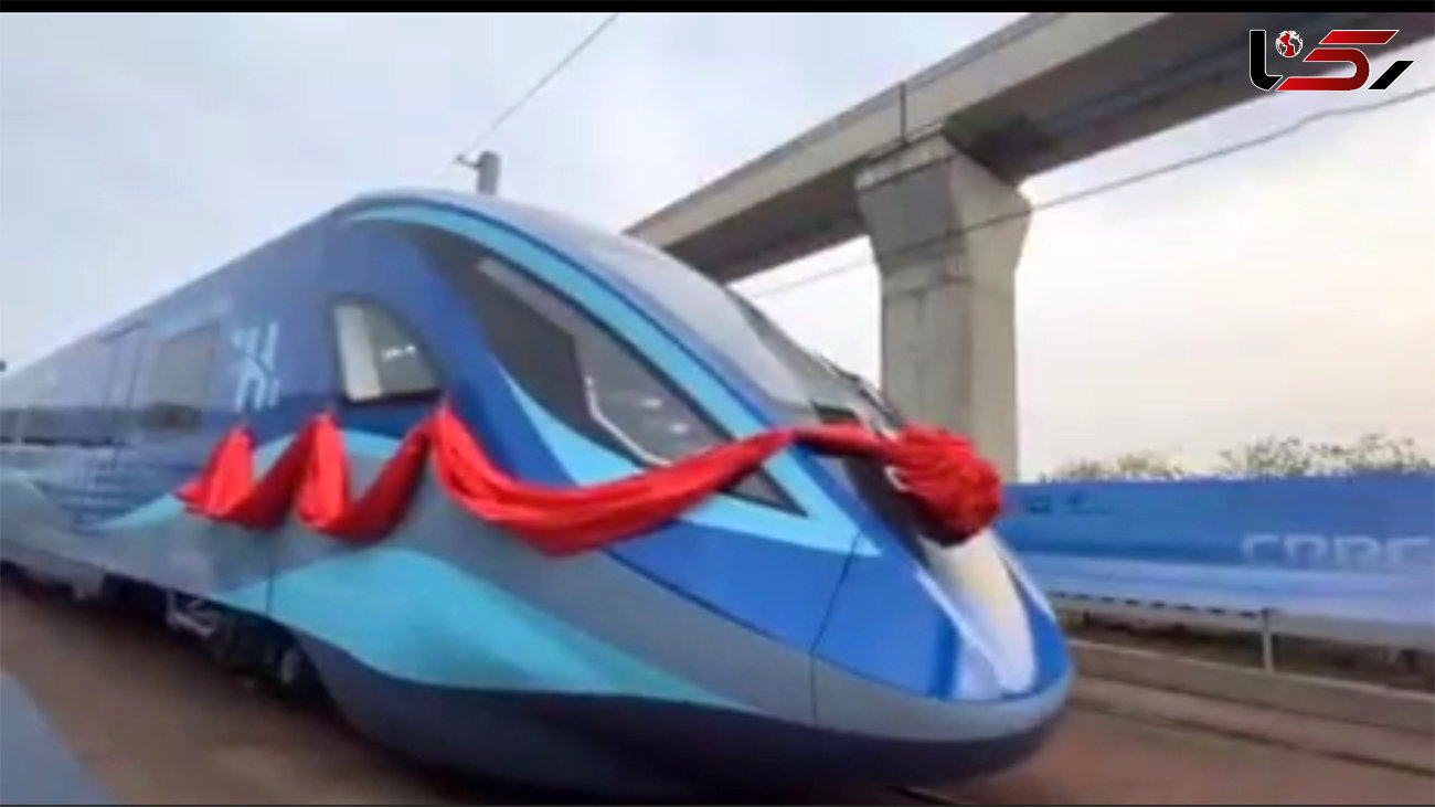 ببینید / رونمایی از سریع‌ترین قطار هیدروژنی جهان در چین