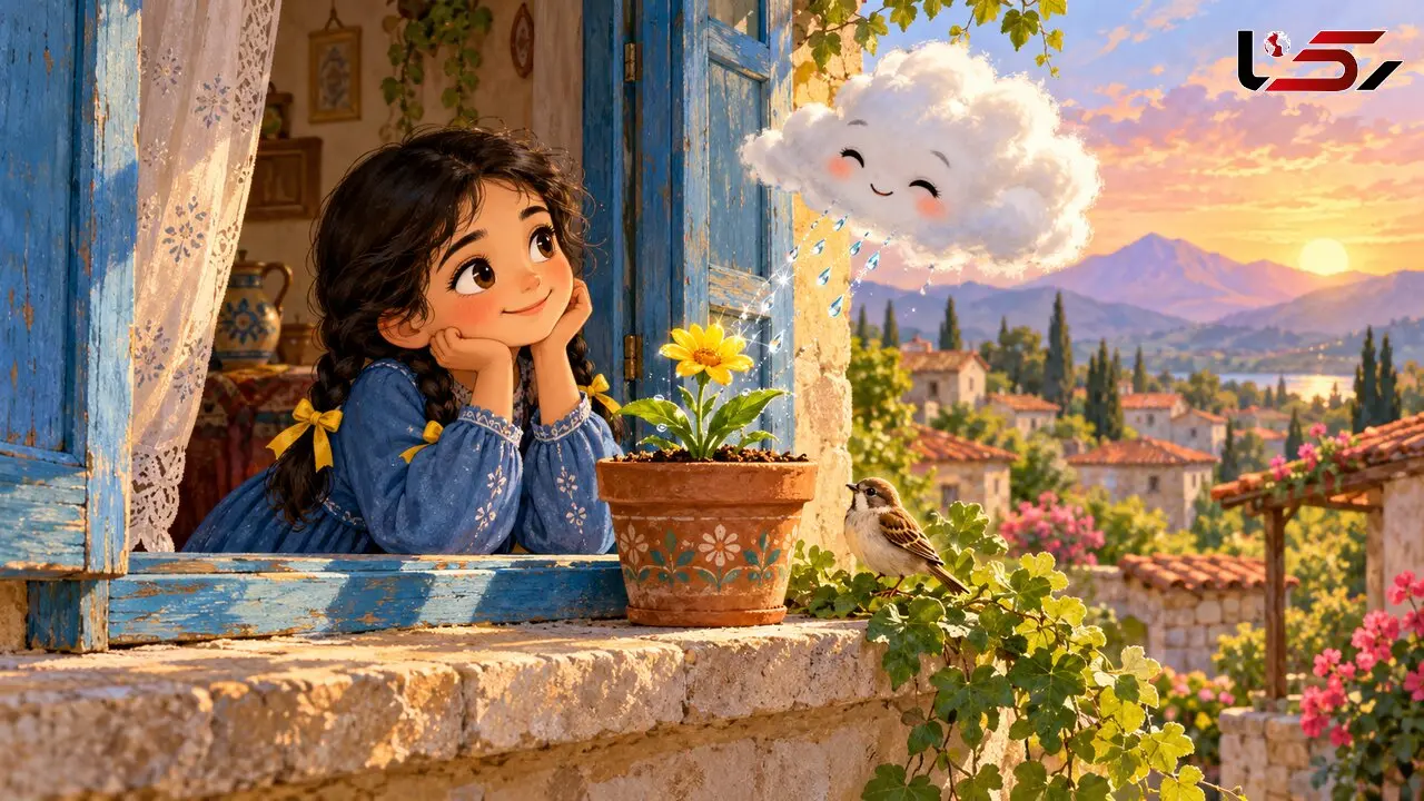 داستان شب برای کودکان / ابر کوچولو و پتوی آبی / قصه درمانی 