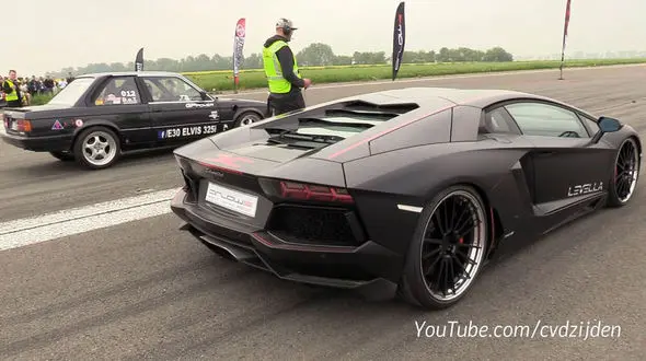 در درگ بی ام و با لامبورگینی کدام برنده میدان رقابت هستند؟