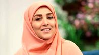 کیک عقد 2 طبقه و باکلاس ژیلا صادقی مجری جنجالی صدا و سیما + عکس دیده نشده خانم مجری در لباس عروس!