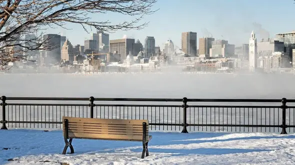 آهنگ بی کلام آرامش بخش /  کریسمس در شهر مونترال + فیلم 