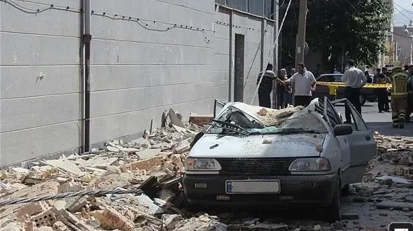 عجیب ترین عکس از له شدن پراید 40 میلیونی !